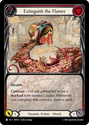 Extinguish the Flames (Red) (Extended Art)